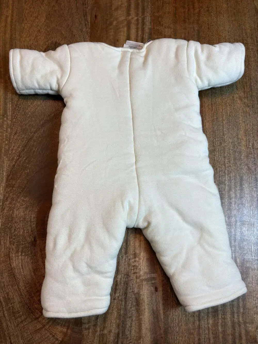 Baby Merlin's Magic Sleepsuit Infant 3-6 Months White Cotton Swaddle Transition